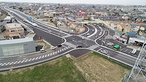 川越市北環状線 道路整備工事
