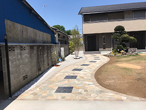外構工事（アプローチ）