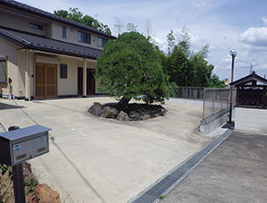外構工事 （土間・アプローチ）　寺院（東光院）